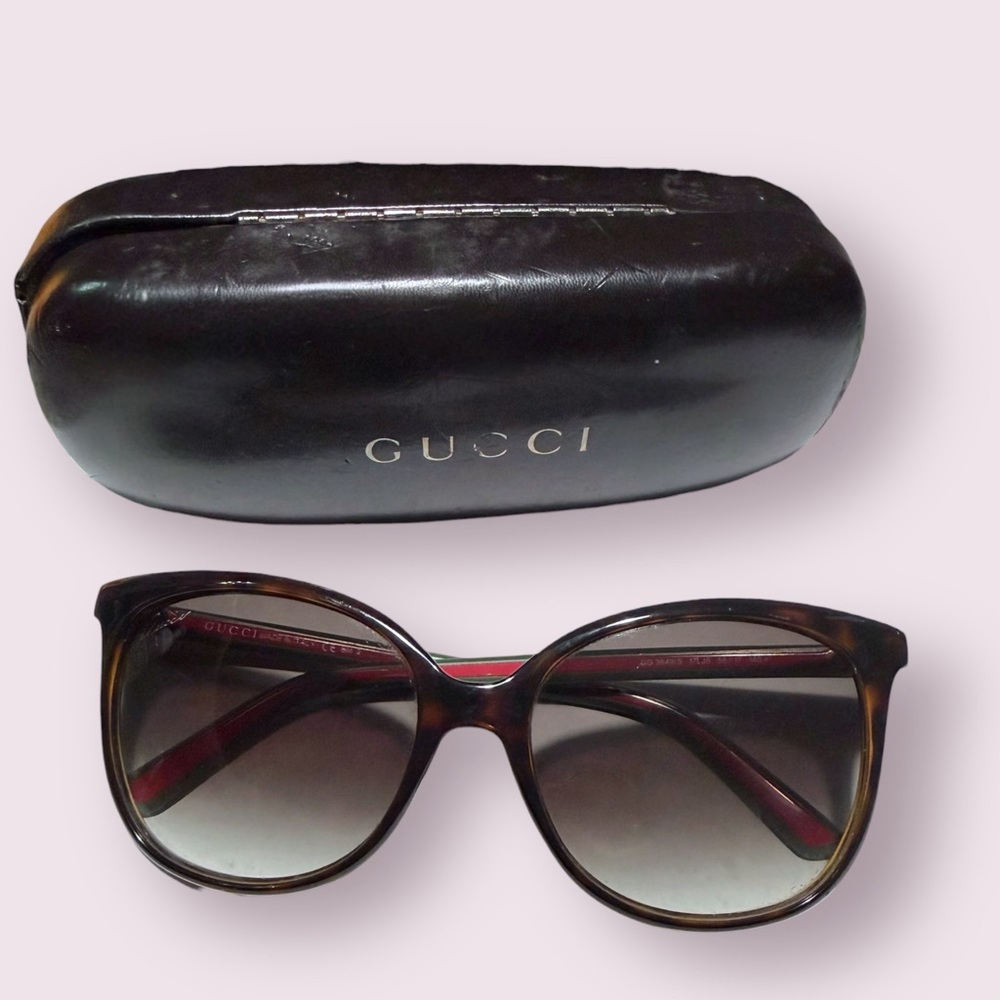 Gucci GG3649/S Havana Brown Gradient Web Sunglasses